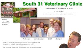 Website of South 31 Veterinary Clinic.com 